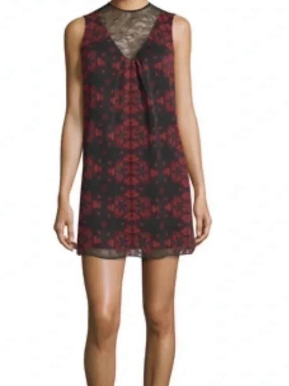 Alice + Olivia Black and Red Dress size 6